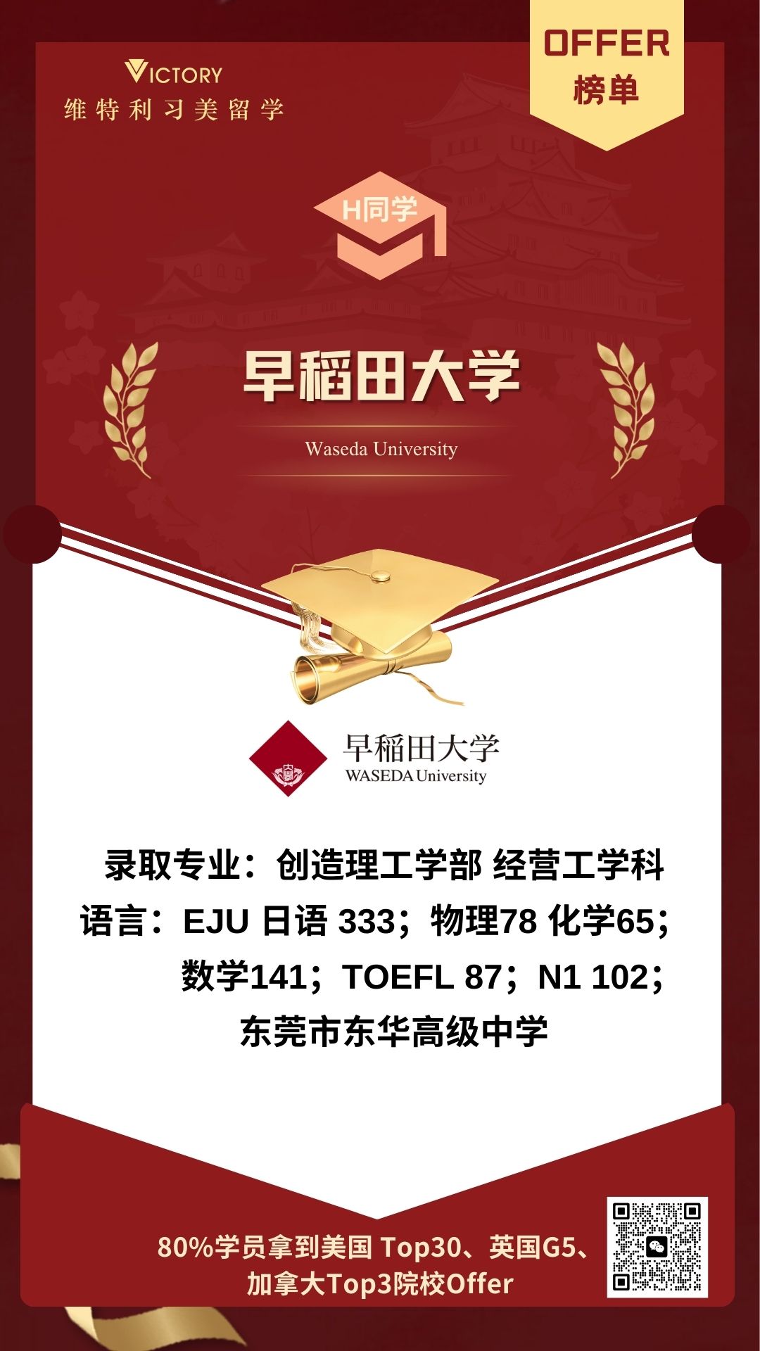H同学早稻田大学经营工学科专业（2024日本本科.jpg