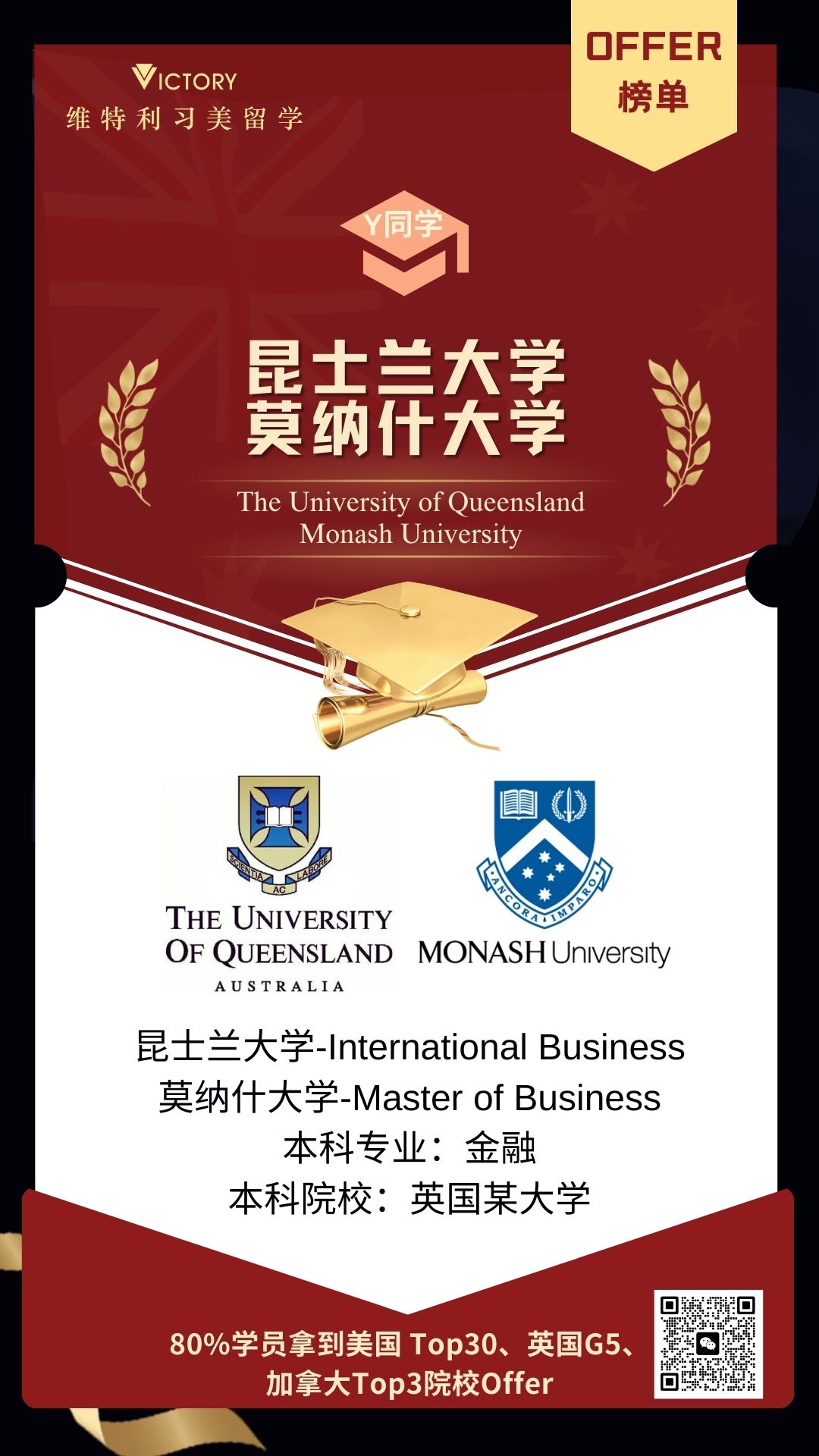 Y同学昆士兰大学莫纳什大学专业（澳洲硕士.jpg