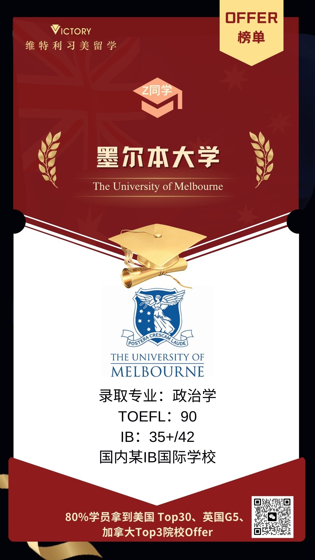 Z同学墨尔本大学政治学专业（澳洲本科.jpg
