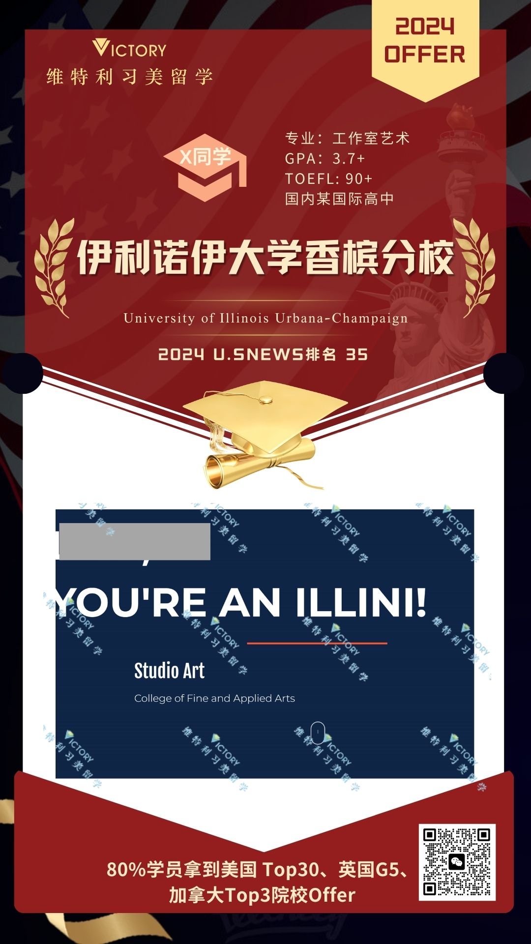 X同学伊利诺伊大学香槟分校工作室艺术专业（2024美本.jpg